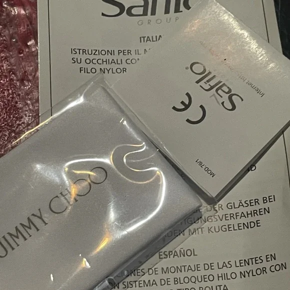 New Jimmy Choo Sunglasses. Super cute and New. Only tried them on and to wipe. - Picture 6 of 9